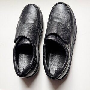 "Propet"  Leather Mens Shoes Size 13 X Black Strap Casual M5015